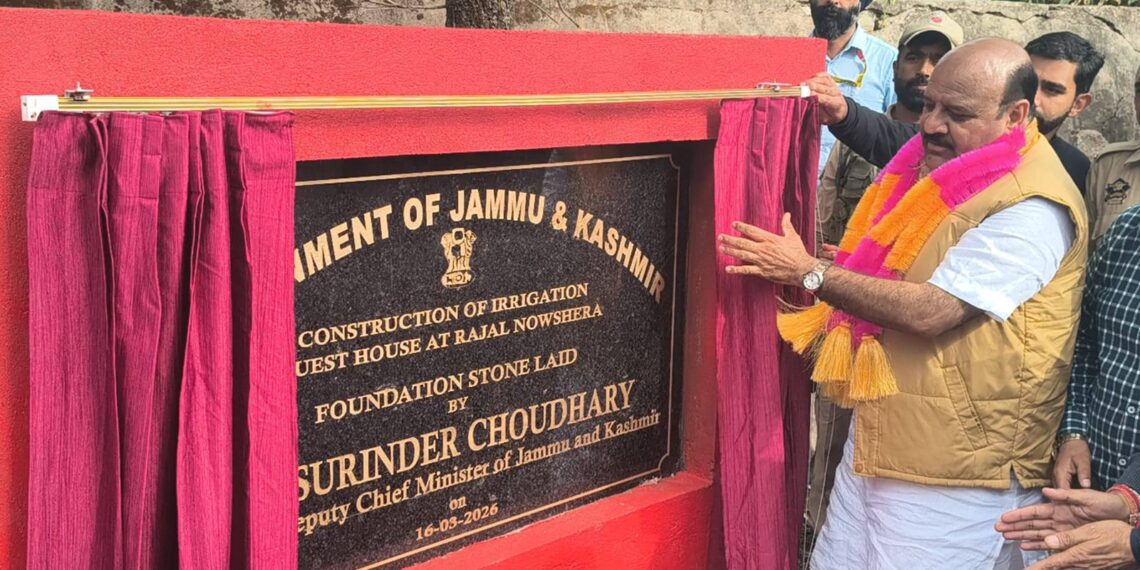 Dy CM lays foundation stone for Nowshera PMGSY roads