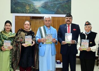 ‘Bloodlines Pahalgam’ book presented to LG Sinha