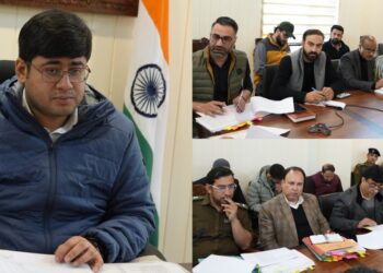 DC Ganderbal chairs monthly NCORD meeting