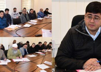 DC Ganderbal reviews District CAPEX Budget 2025–26