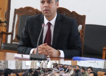 DDC Anantnag reviews progress of RDD Sector