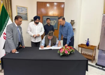 Dr. Farooq visits Iran Embassy, conveys solidarity with Iranian people