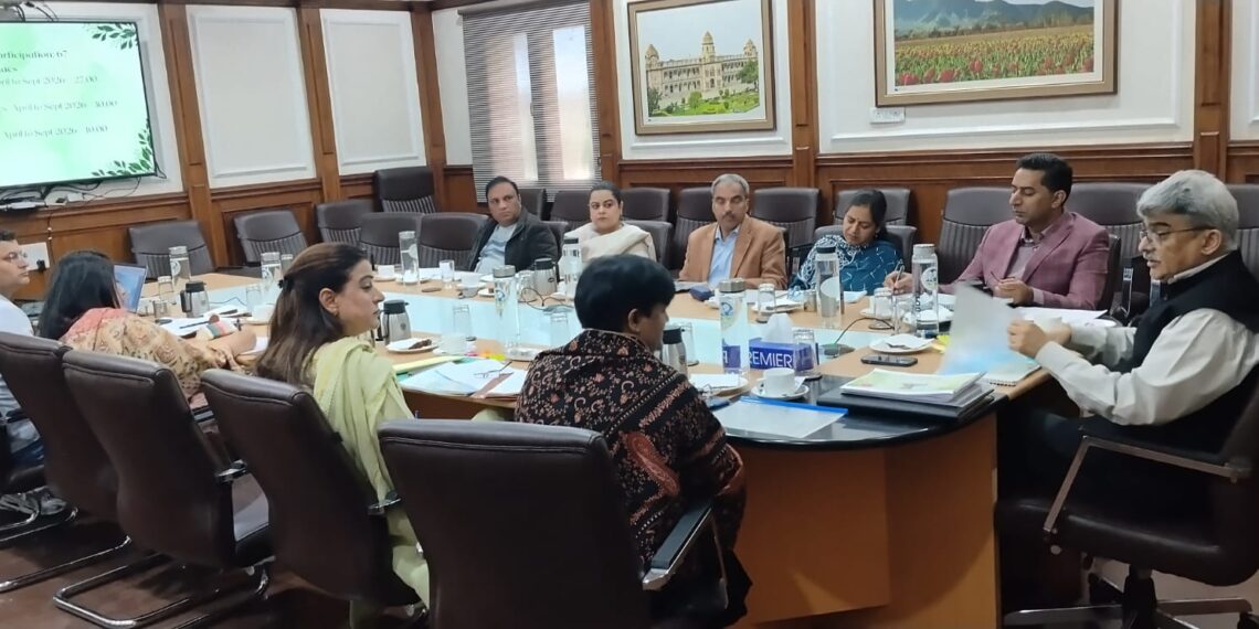 CS reviews youth sports initiatives, stresses wider participation across J&K