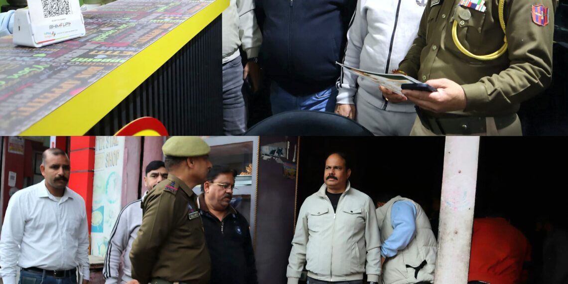 Market checking in Ramban town to ensure fair trade practice