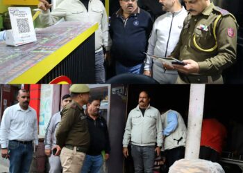 Market checking in Ramban town to ensure fair trade practice