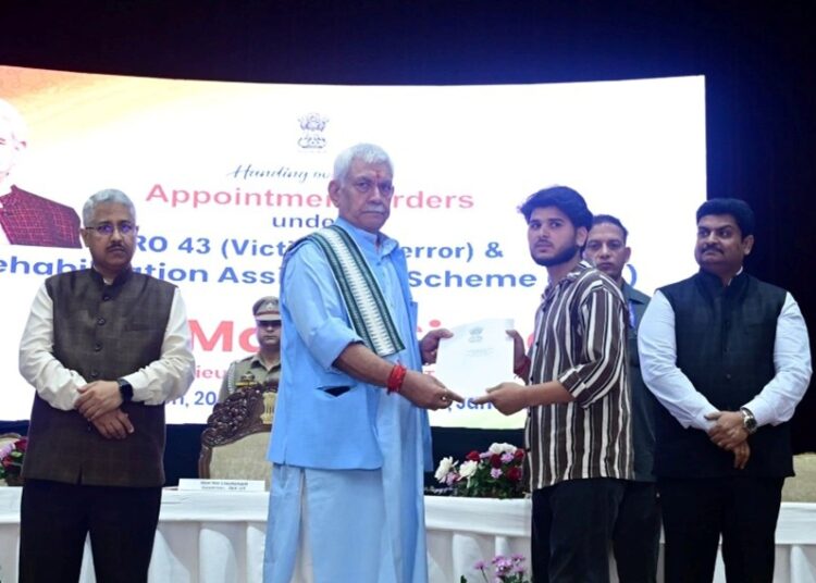 Victim was a burden, terrorist a beneficiary: LG Sinha