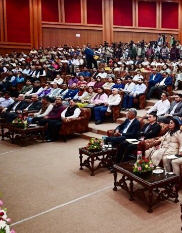 === NATIONAL GOVERNANCE CONFERENCE === Viksit Bharat will remain a slogan unless every region develops: CM Omar