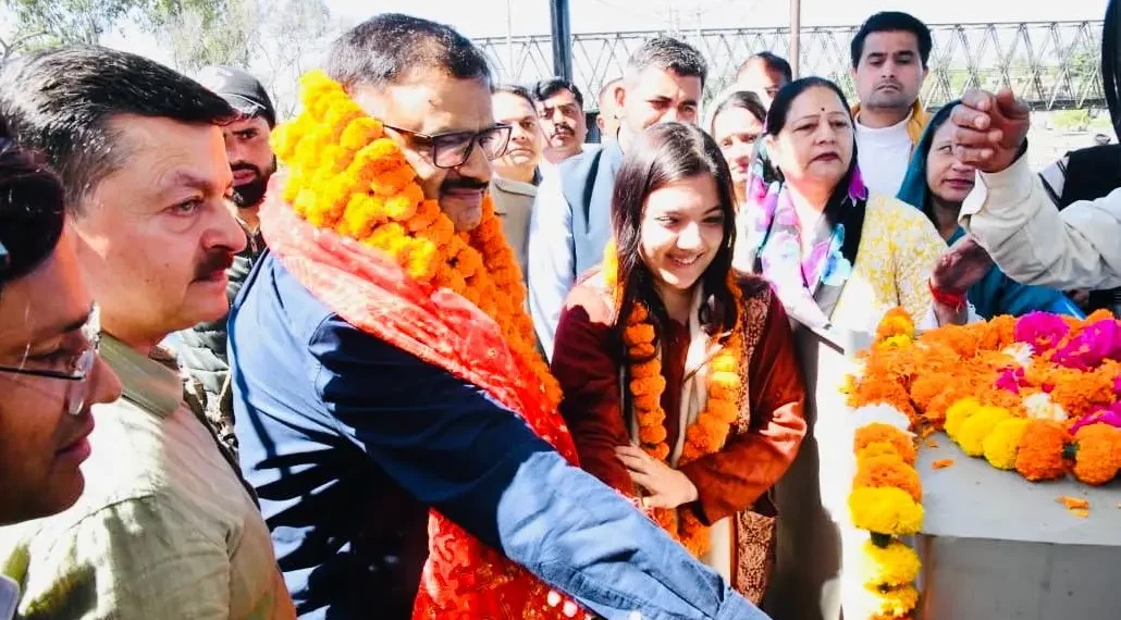 Rana inaugurates water release into Ranbir Canal