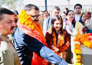 Rana inaugurates water release into Ranbir Canal