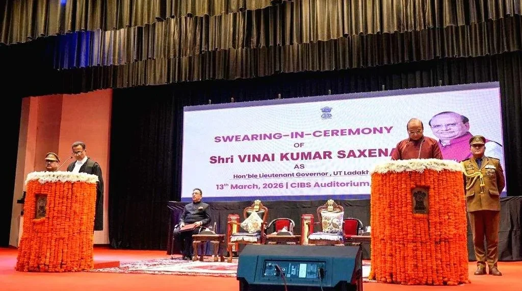 Vinai Kumar Saxena sworn in as Ladakh LG