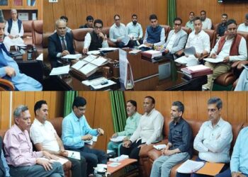 Speaker chairs HLAC meet, reviews implementation of NeVA project in J&K Assembly