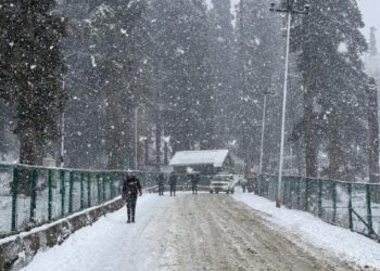 Snowfall, rain disrupt life across J&K