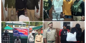 === Nasha-Mukt J&K Abhiyan ===  13 drug peddlers arrested across Kashmir, contraband seized