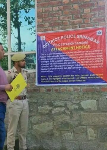 Police intensify anti-drug drive, arrest peddlers, attach properties