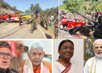 21 killed, 51 injured as bus falls into gorge in Udhampur