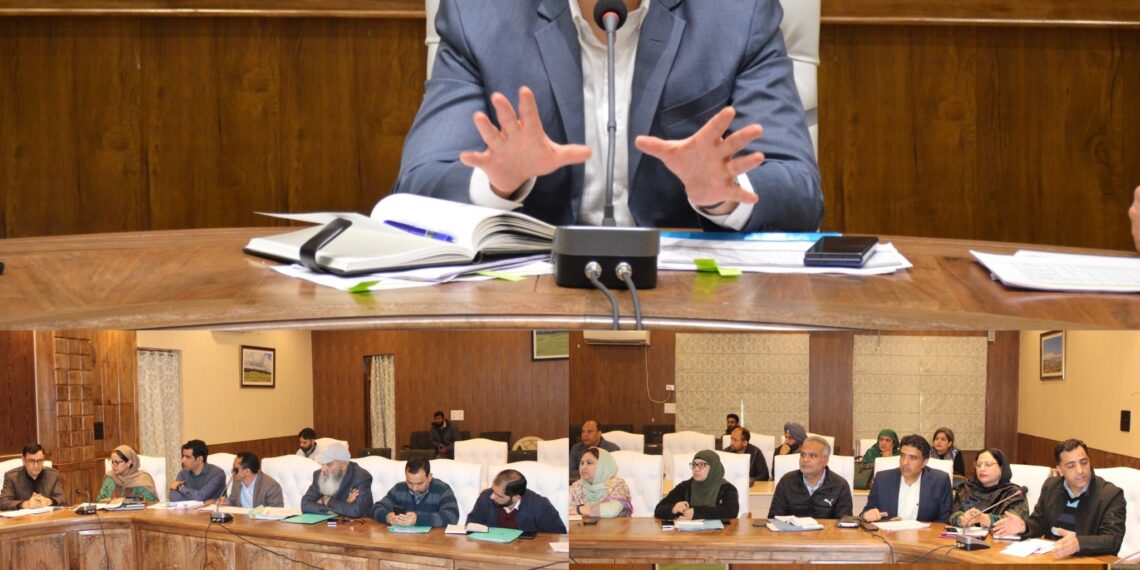 DC Budgam reviews developmental projects,  key public issues of sub-division Beerwah