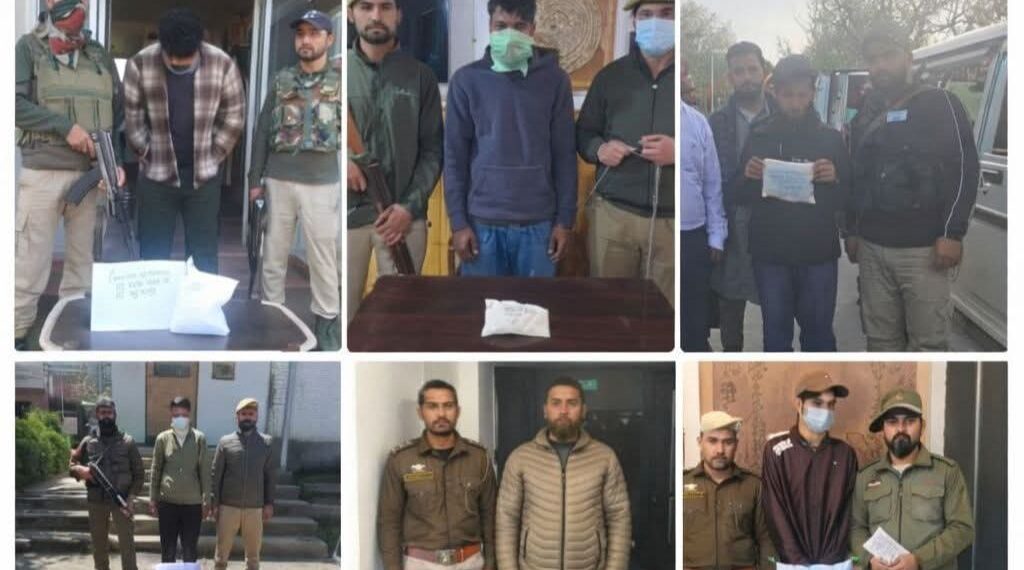 Police arrest 17 drug peddlers