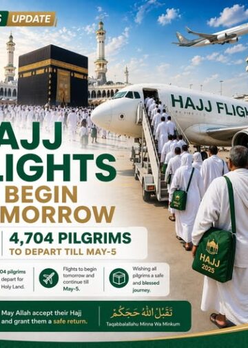 Hajj flights to begin today