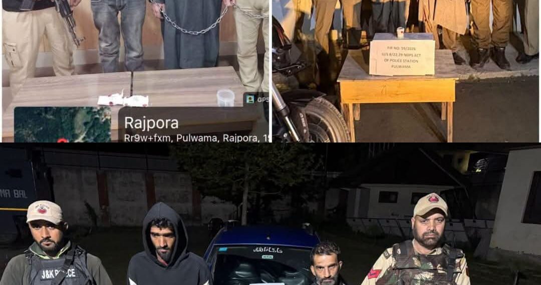 === Nasha Mukt Jammu & Kashmir Abhiyan ===  11 drug peddlers arrested; contraband, vehicles seized