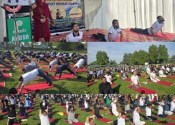 Nasha Mukt J&K Abhiyan : Mega Yoga event held in Anantnag