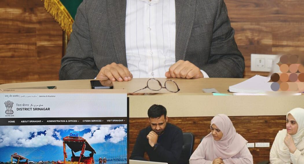 DC Srinagar launches revamped official district website