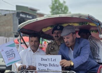 Sopore’s vanishing Tongas take centre stage in anti-drug rally