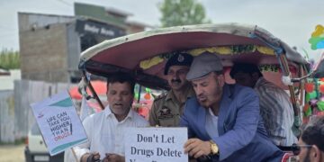 Sopore’s vanishing Tongas take centre stage in anti-drug rally