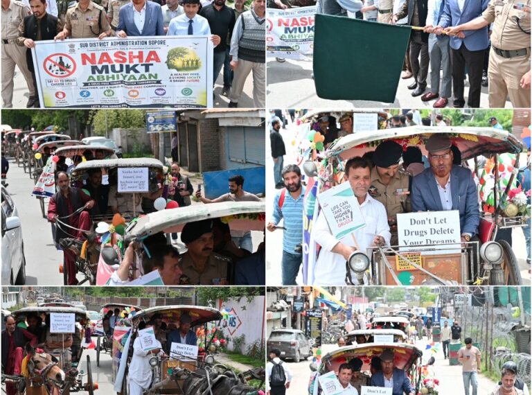 NMBA J&K : Awareness camp, rally held in Baramulla