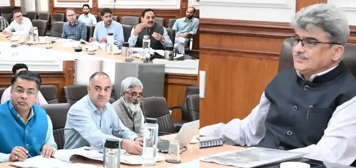 CS reviews process for establishment of KVs/JNVs across J&K