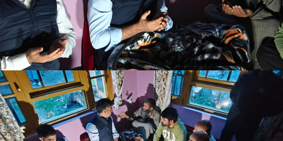 DC Anantnag visits Shampora, extends condolences to bereaved family