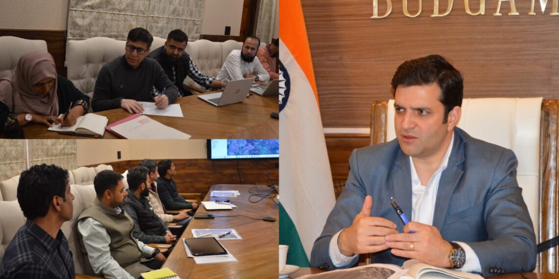 Ring Road, NH444: DC Budgam holds interdepartmental follow up, coordination meeting