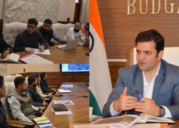 Ring Road, NH444: DC Budgam holds interdepartmental follow up, coordination meeting