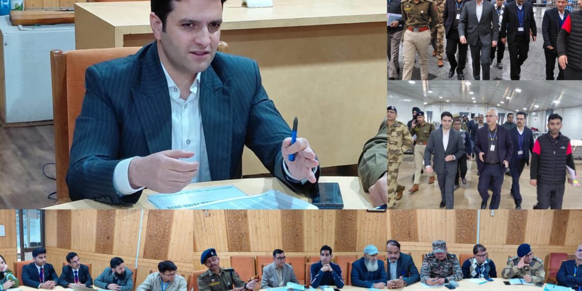 DC Budgam reviews Hajj–2026, SANJY–2026 arrangements at Srinagar Airport