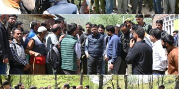 DC Kulgam visits Nandimarg, reviews progress of road projects