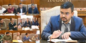 DC Kulgam reviews key infrastructure projects