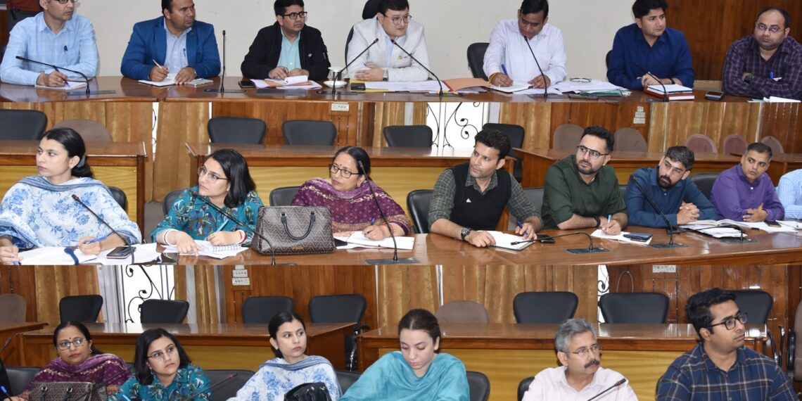 DC Udhampur reviews formulation of capex budget 2026–27