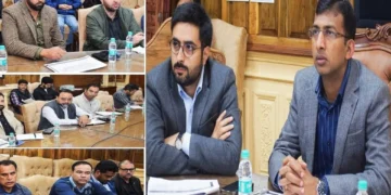 Div Com Kashmir reviews progress of 60 MLD Noorbagh STP, other key projects