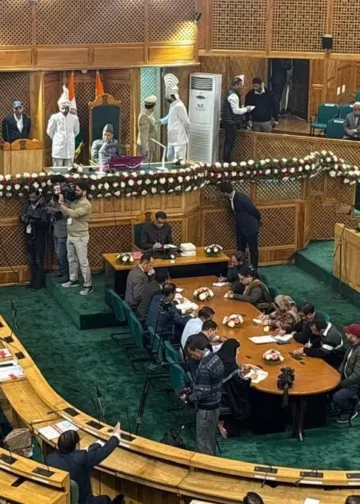 Uproar in J&K Assembly over Ganderbal encounter