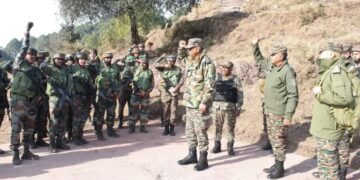 GOC 16 Corps reviews preparedness along LoC