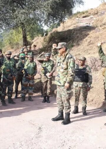 GOC 16 Corps reviews preparedness along LoC