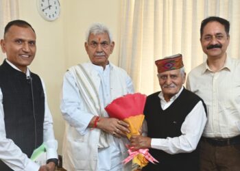SRCM delegation calls on LG Sinha