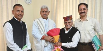 SRCM delegation calls on LG Sinha