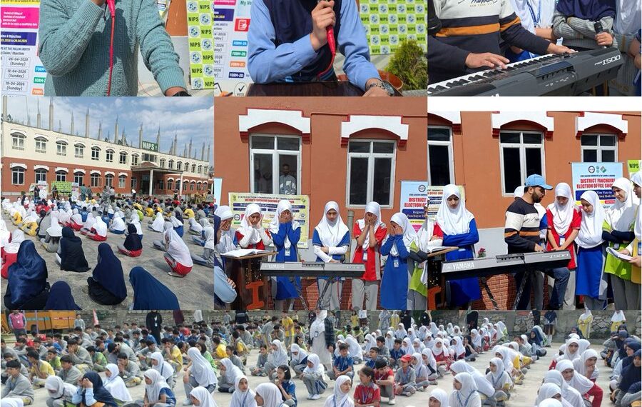 SVEEP awareness programme held at NIPS Zainapora to promote electoral participation