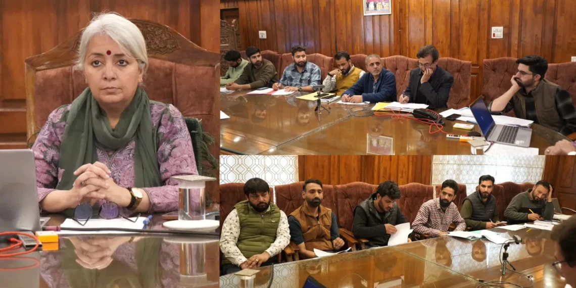 DC Bandipora reviews progress of Capex Works in Gurez Sub-Division