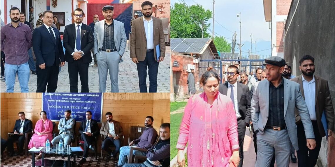 LADC team inspects Central Jail Srinagar to facilitate early release of eligible inmates