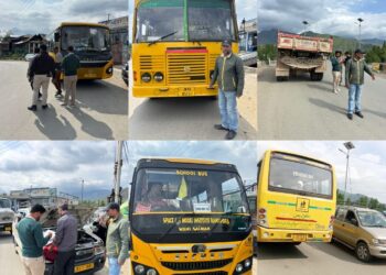 School Bus Safety : MVD Bandipora conducts special enforcement drive