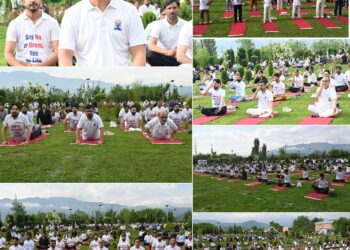 Mega Yoga event held in Kulgam