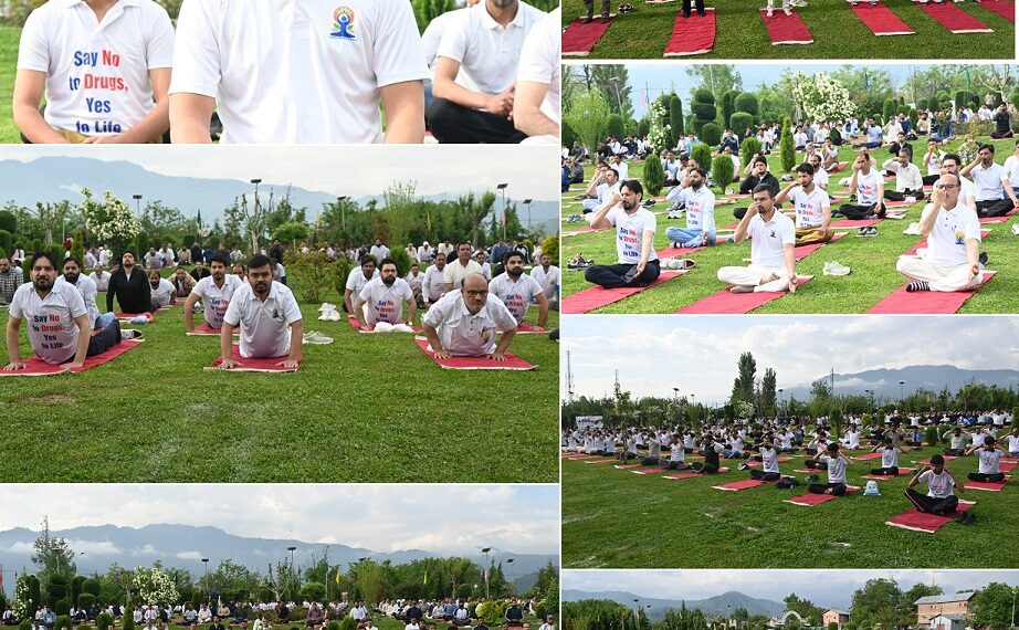 Mega Yoga event held in Kulgam