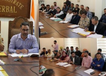 District Ganderbal strengthens anti-drug measures at NCORD meeting