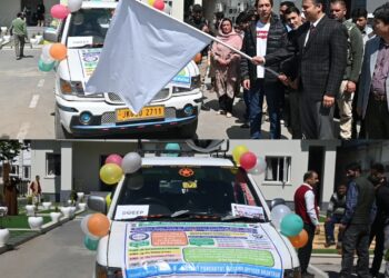 Panchayat Electoral Roll Revision: DC Anantnag flags off SVEEP IEC Vans